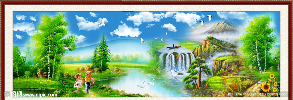 油画风景
