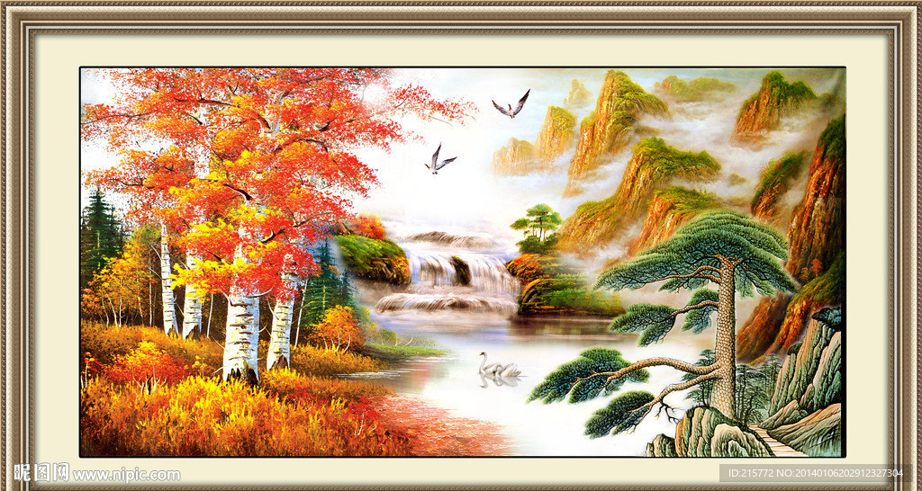 油画风景 欧式油画风