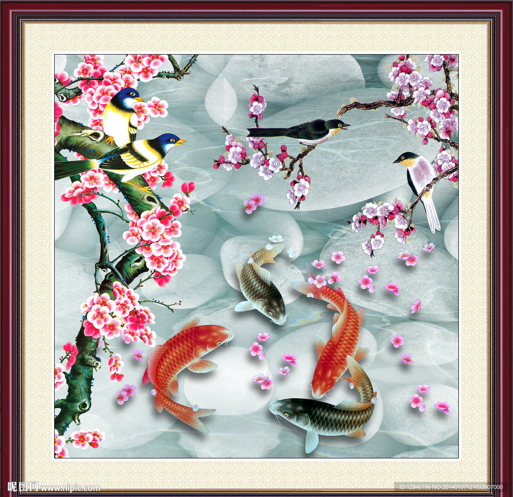 国画梅花