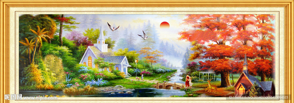 风景油画
