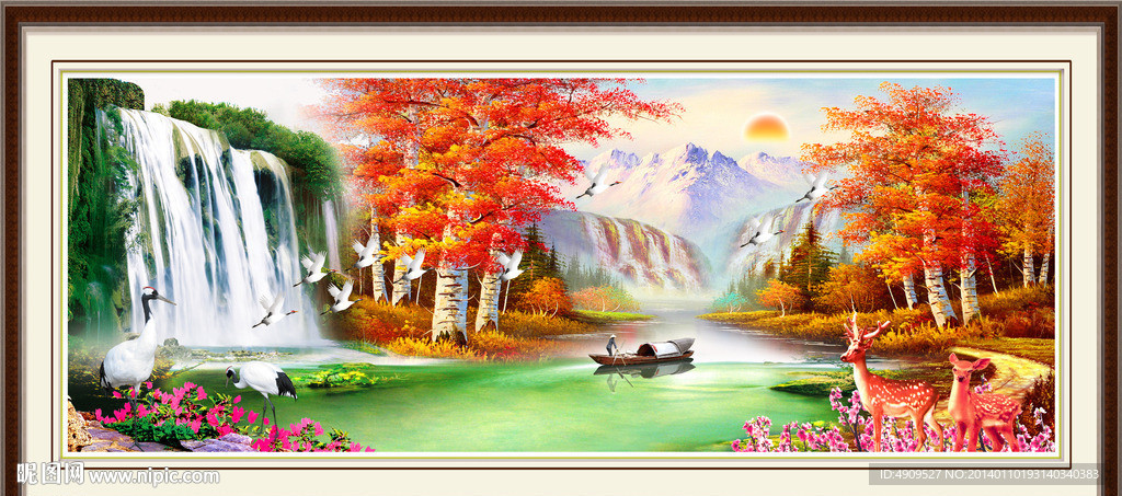 山水风景画