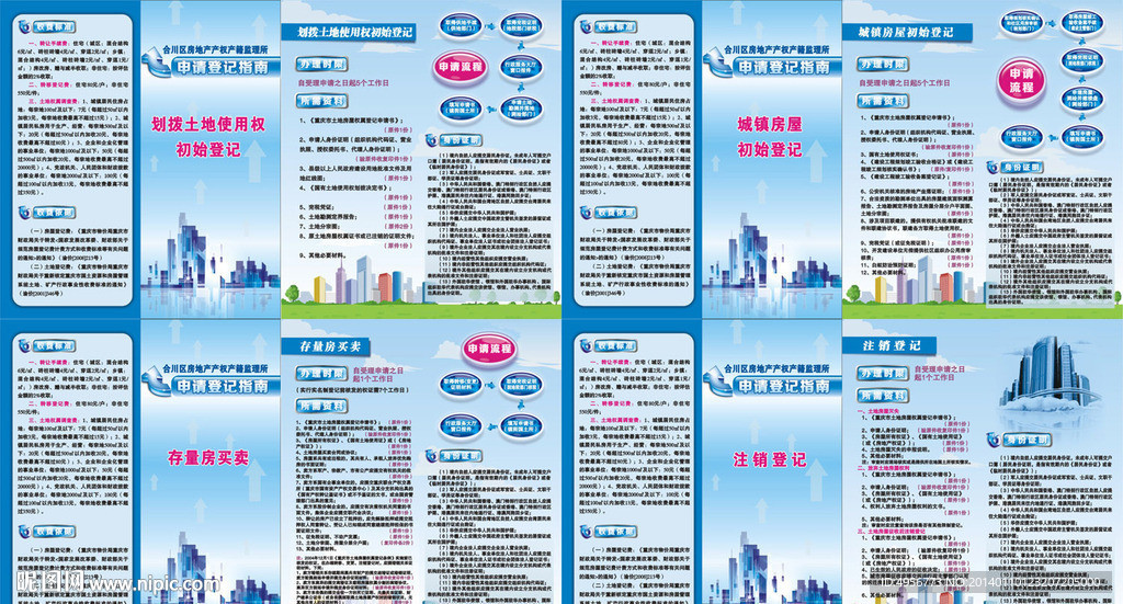 产权产籍申请登记对折