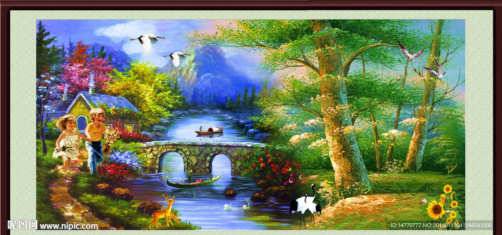油画风景