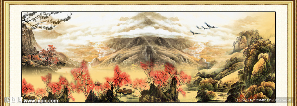 国画山水画