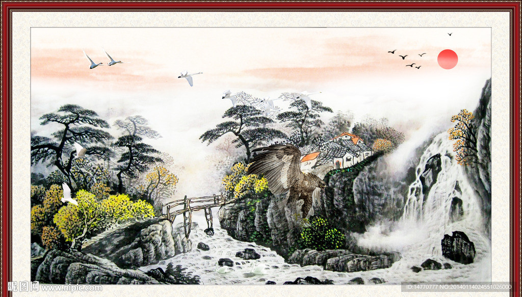 国画山水