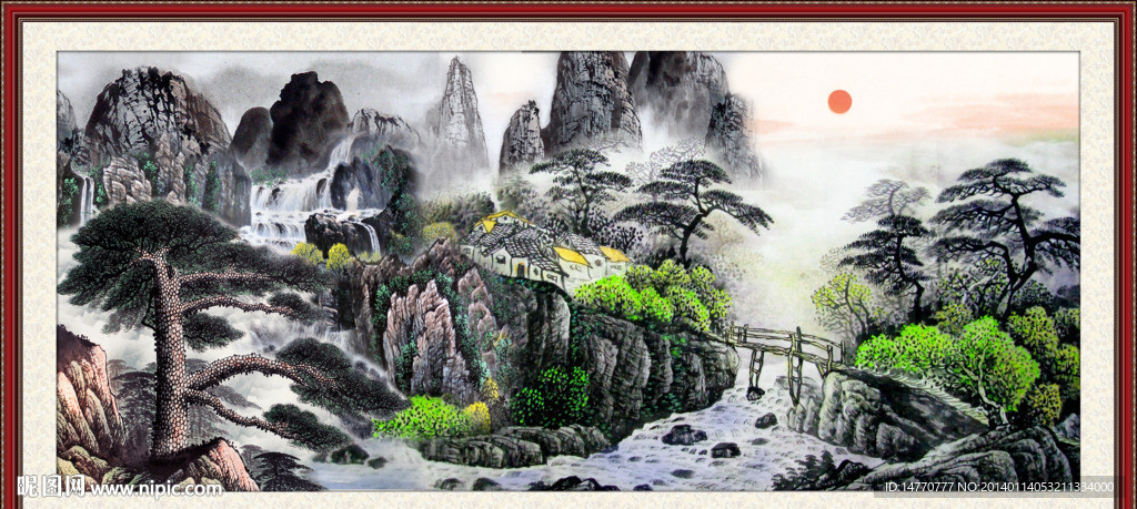国画山水