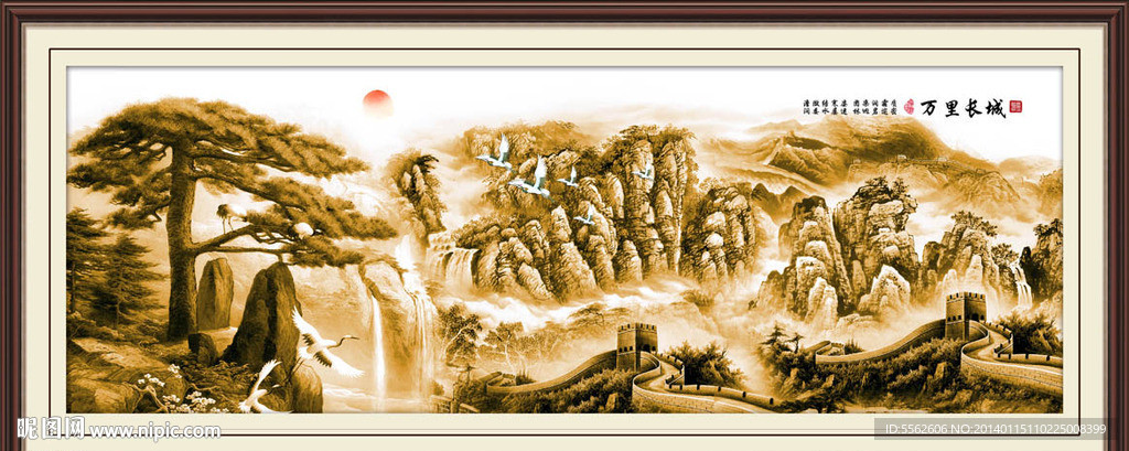 黄山迎客松