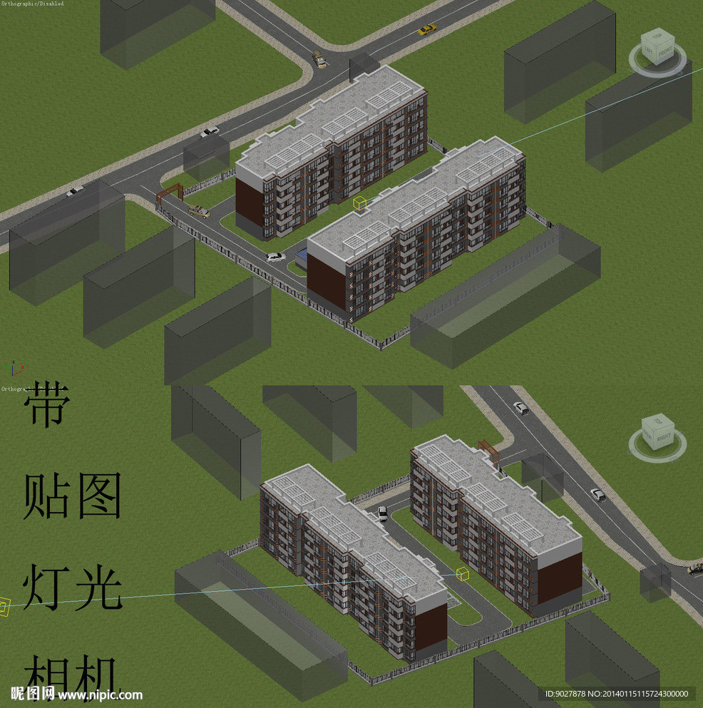 住宅鸟瞰图