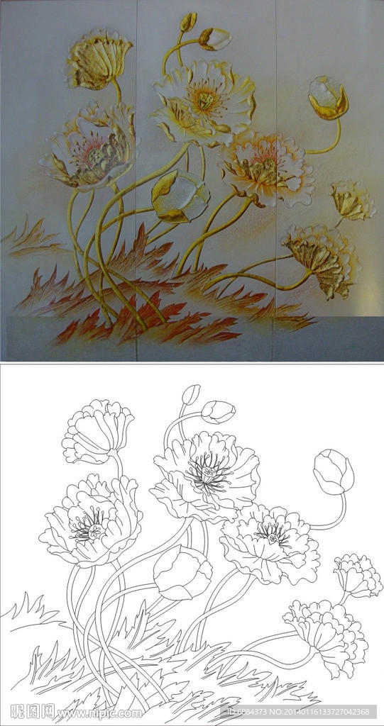 郁金香 金色花