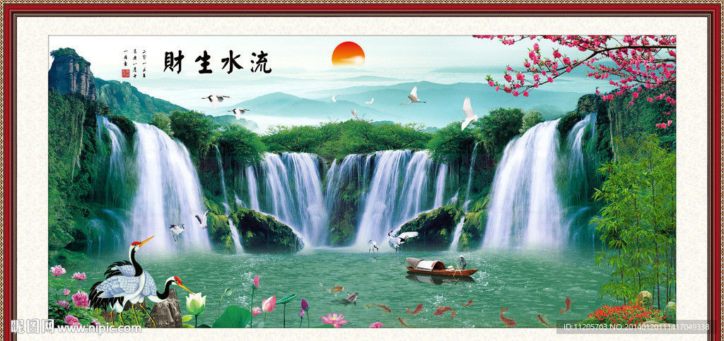 巨幅风景画