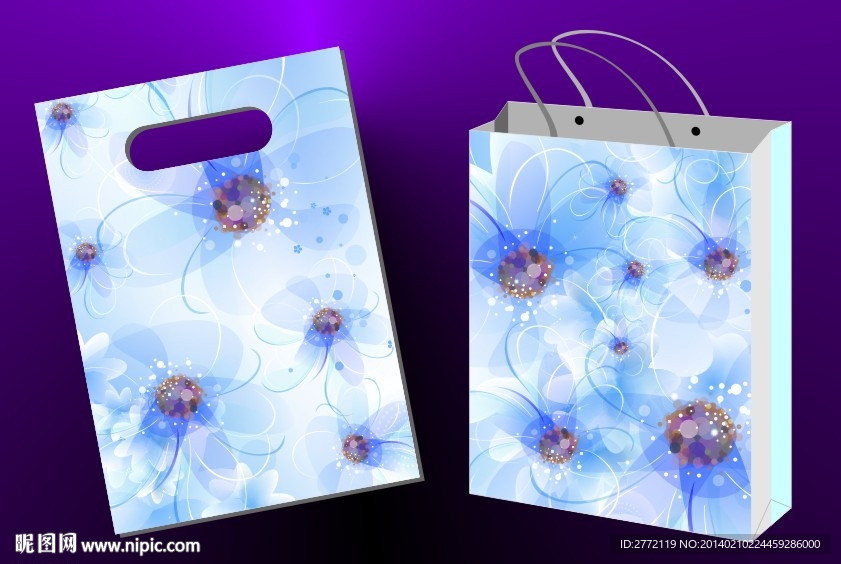 紫若兰 精品袋设计