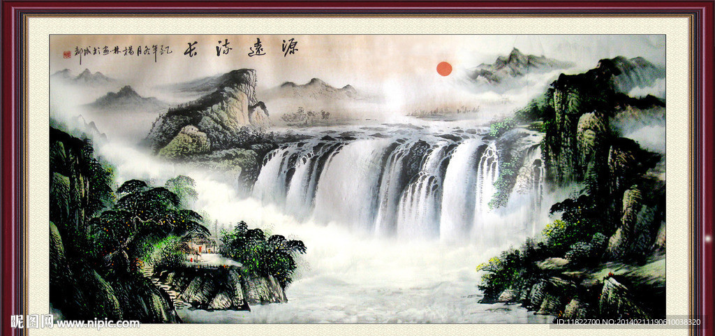 山水风景画