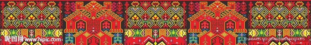 海南黎族黎锦图