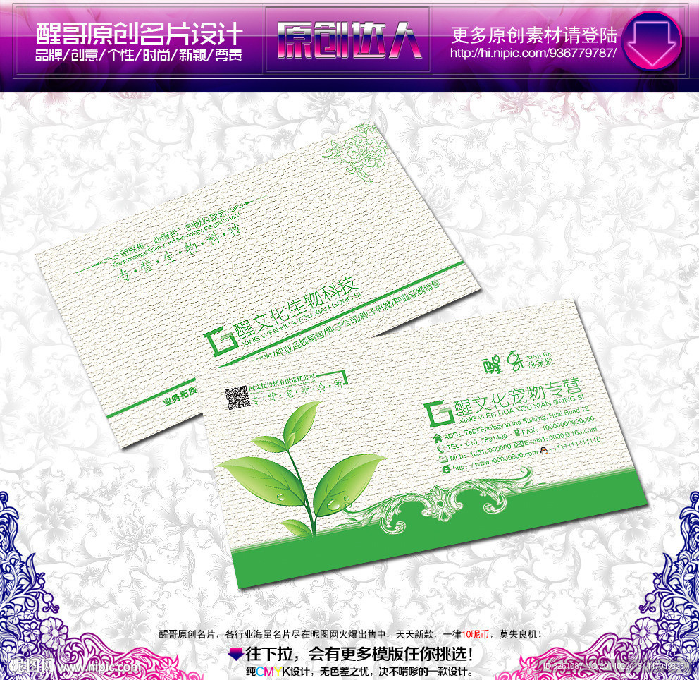 种子公司名片