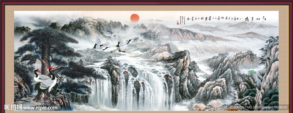 大厅国画