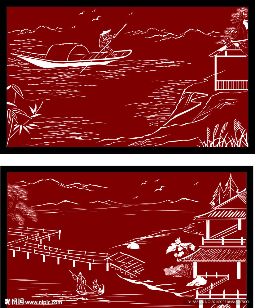 杜打渔民俗画