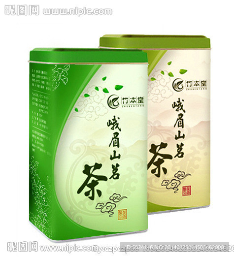 茶叶筒包装矢量文件