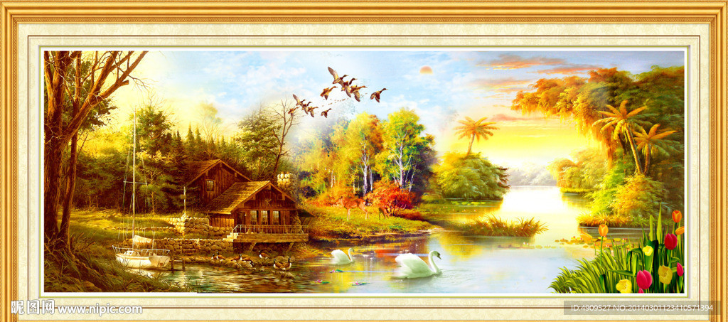 油画风景