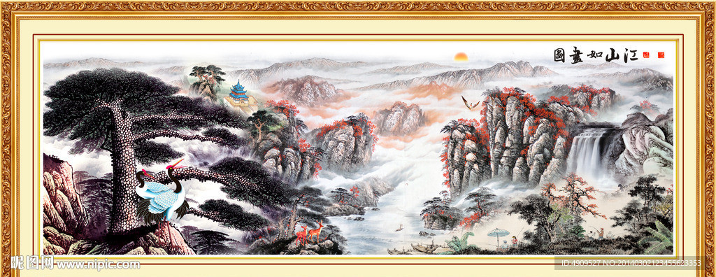 黄山迎客松