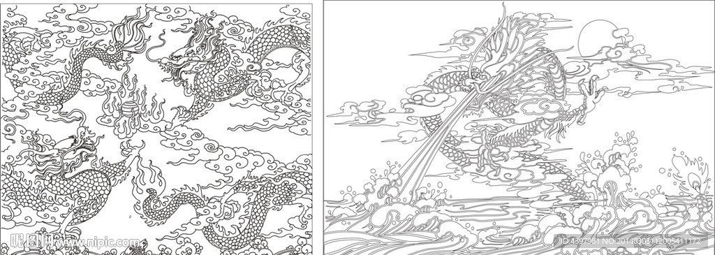 龙 矢量图