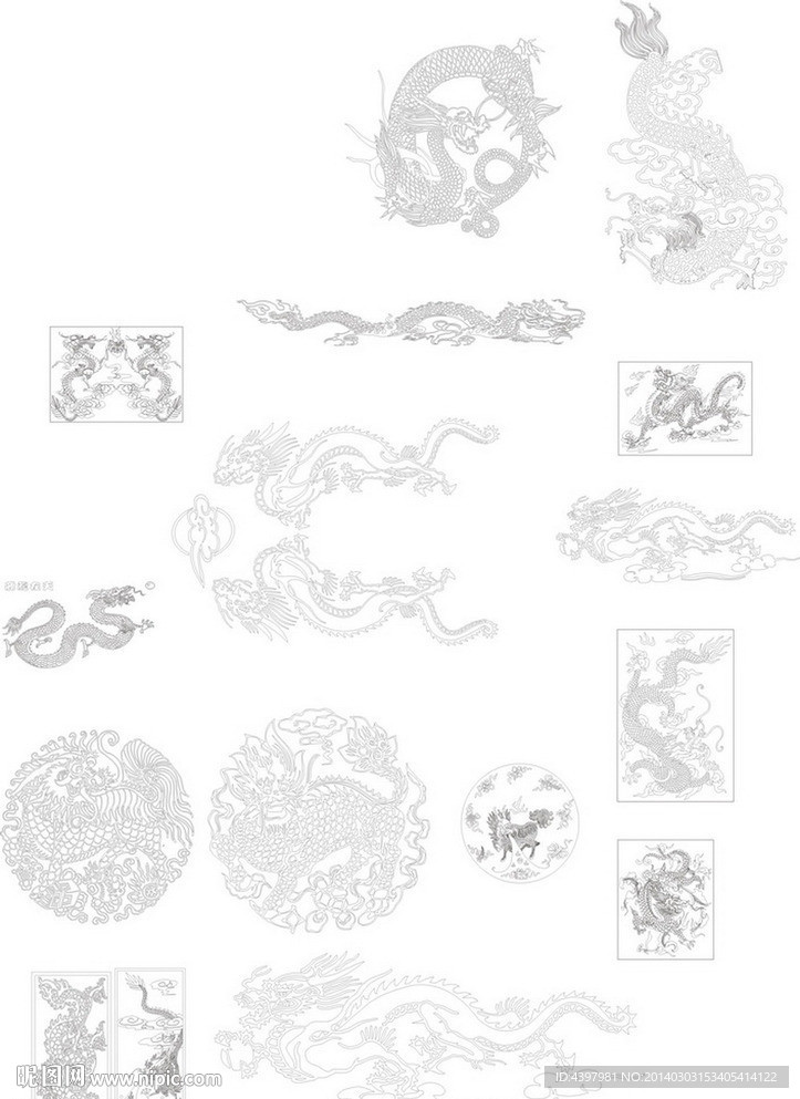 龙矢量图