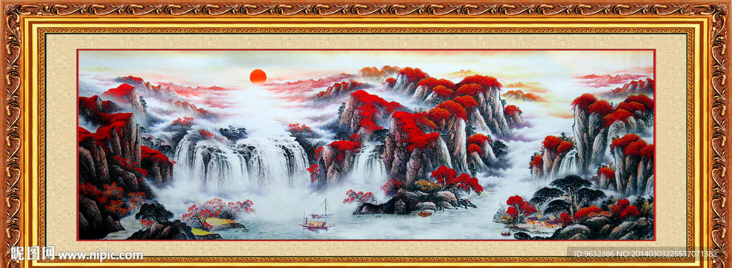 巨幅风景画