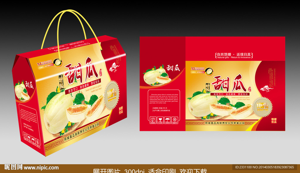 甜瓜（展开图）