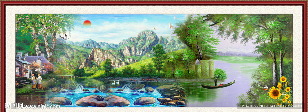 油画风景