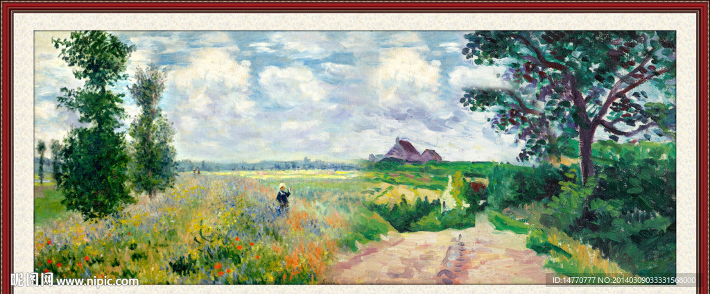 乡村油画