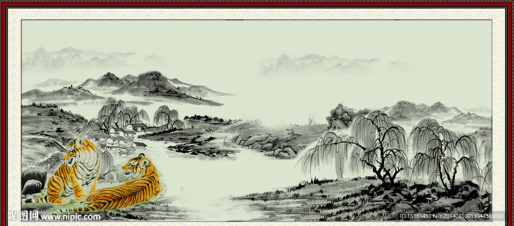 国画山水