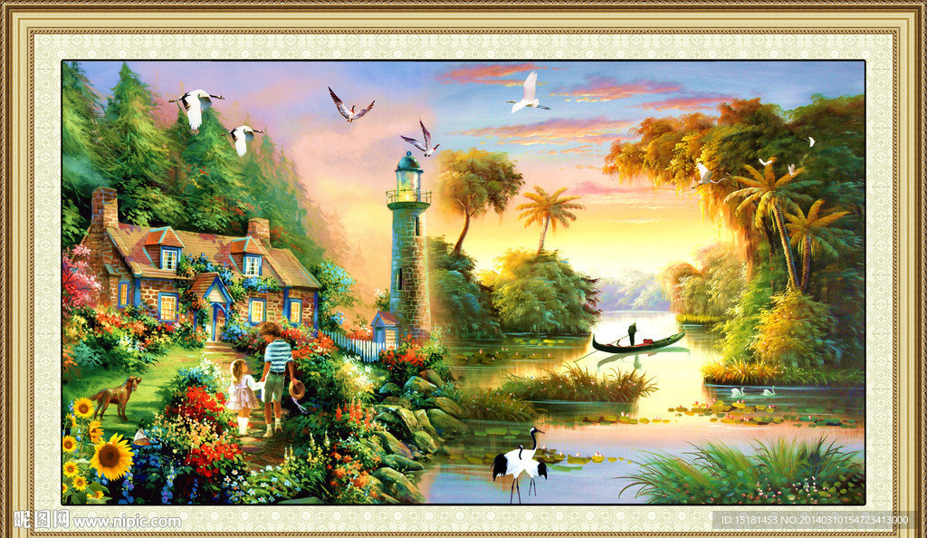 油画风景