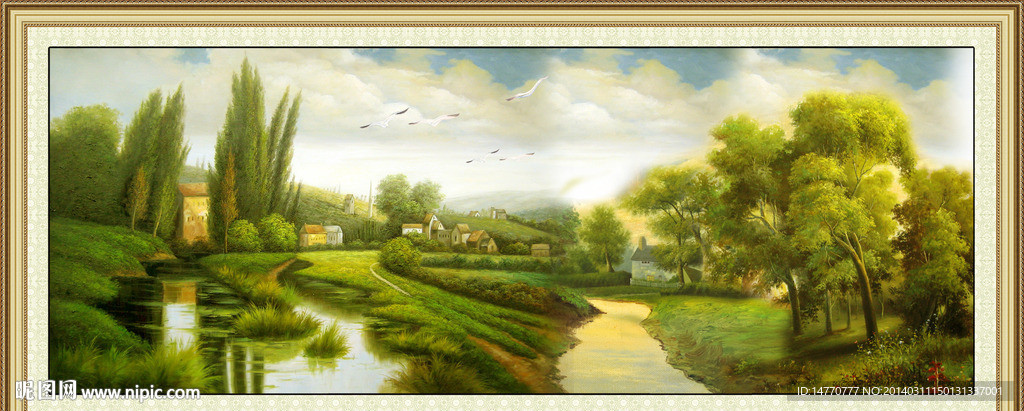 油画风景