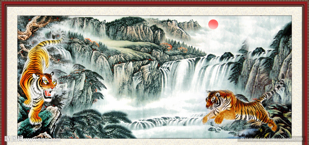 国画老虎