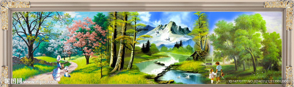 油画风景