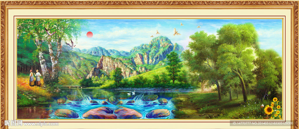 油画风景