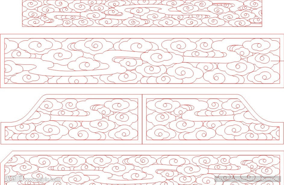 祥云(路径未闭合)