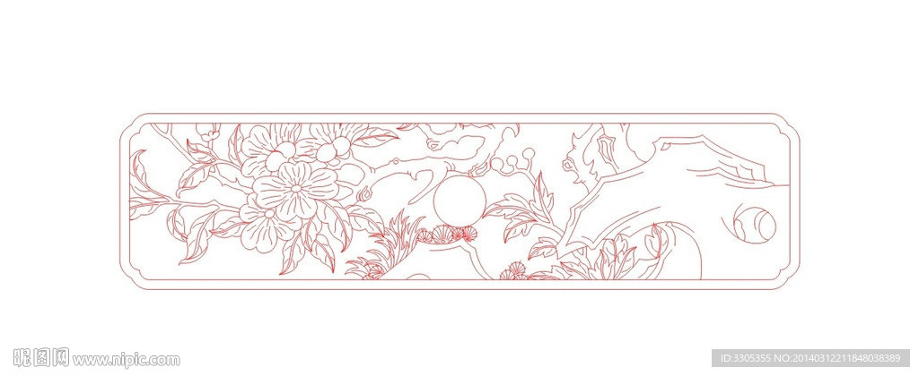 花纹(路径未闭合)