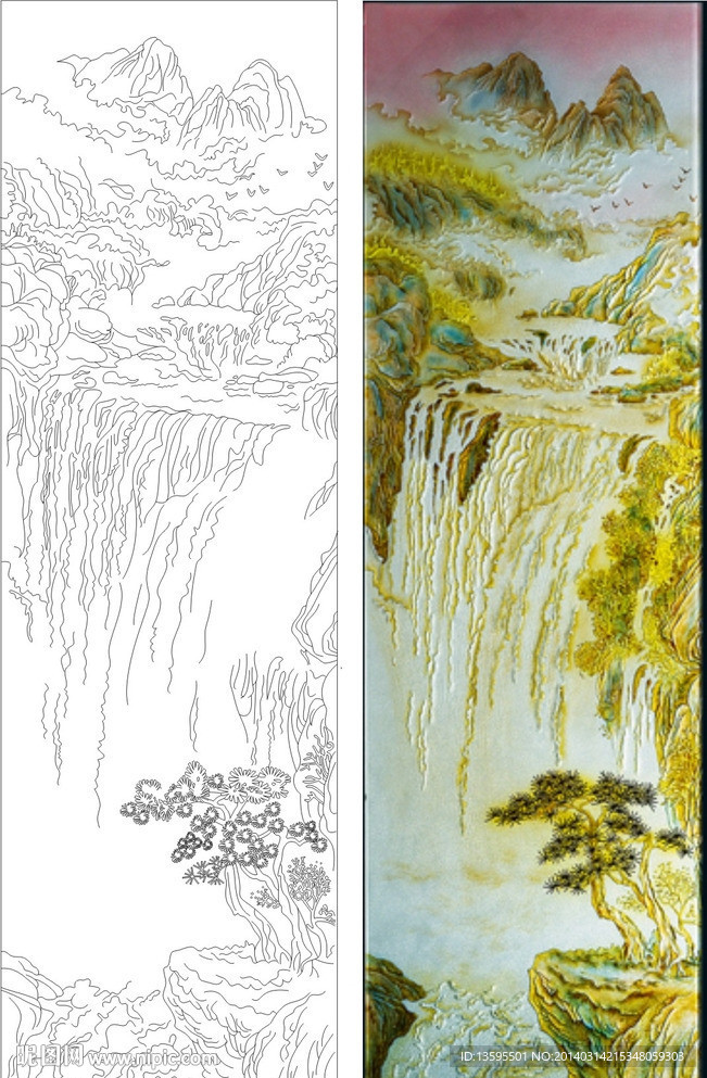 山水画