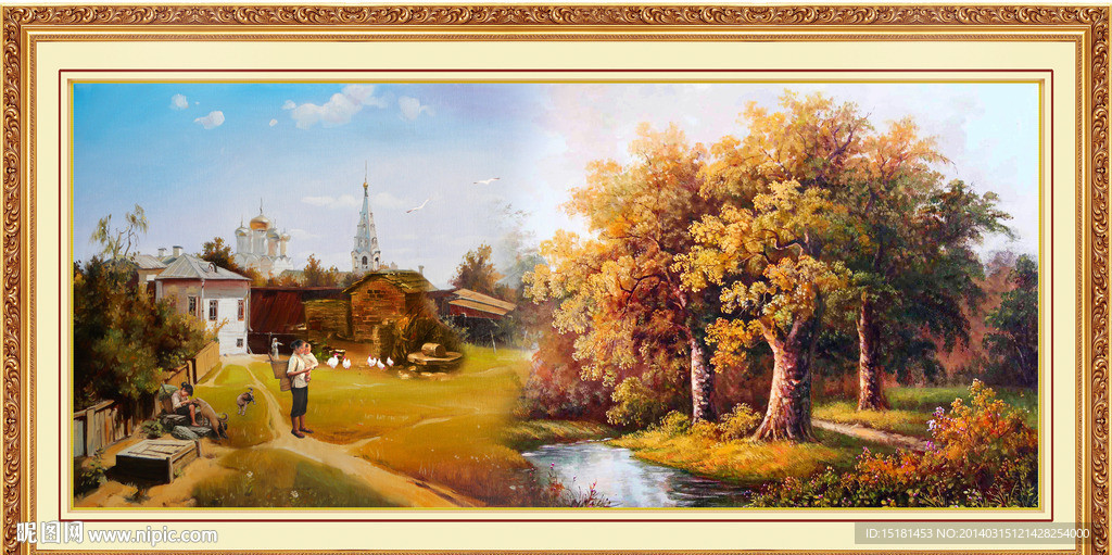 油画风景