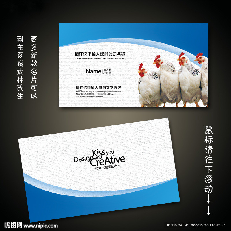 养鸡名片