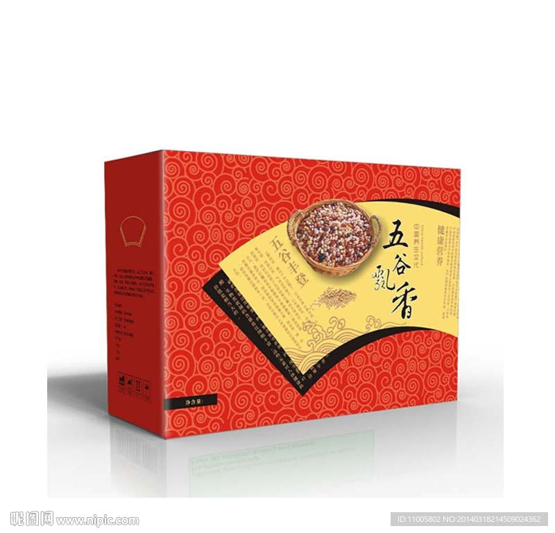 五谷飘香 杂粮展开图