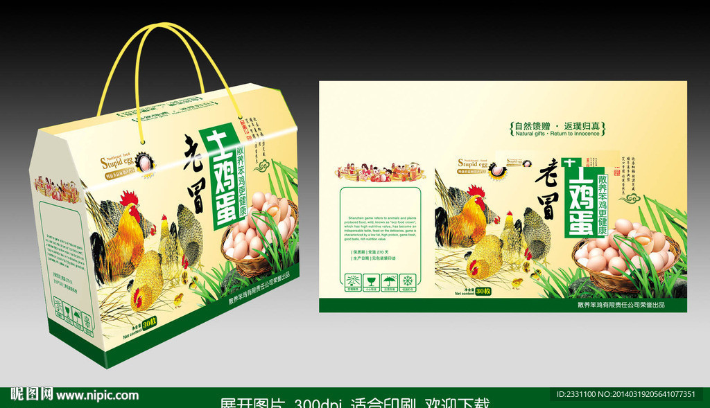 鸡蛋箱（展开图片）
