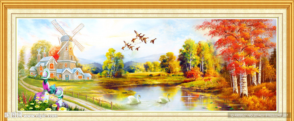 办公室油画