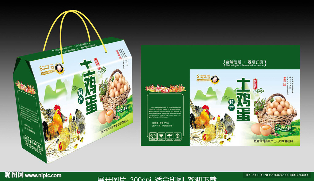 鸡蛋箱（展开图）