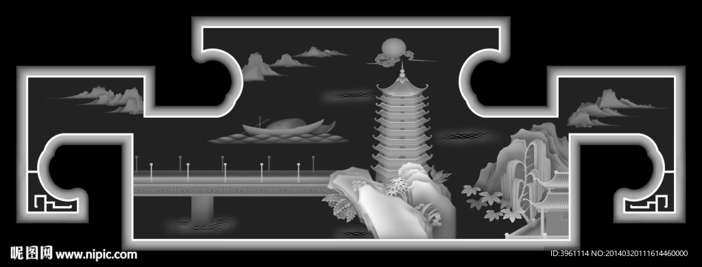 浮雕灰度图