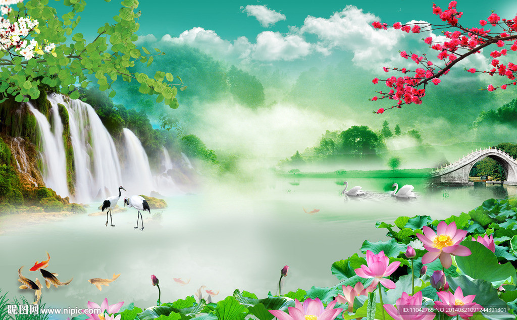 山水风景画