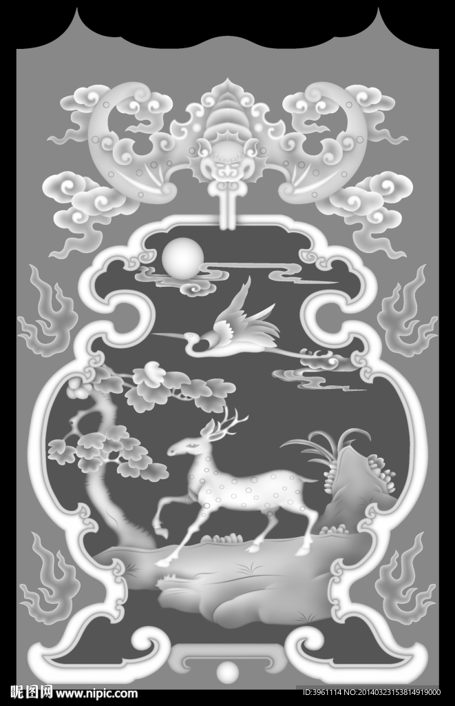 浮雕灰度图