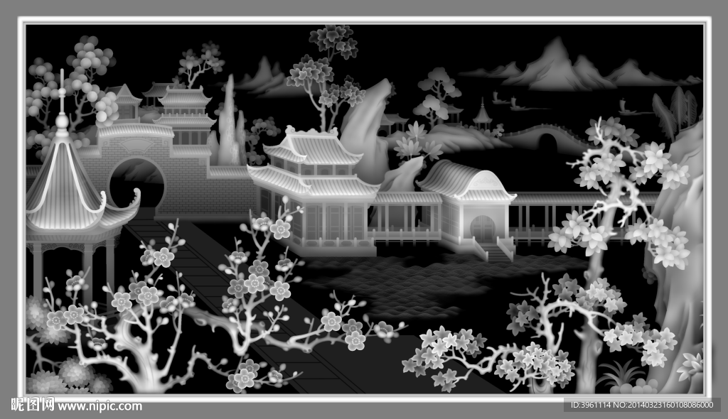 浮雕灰度图