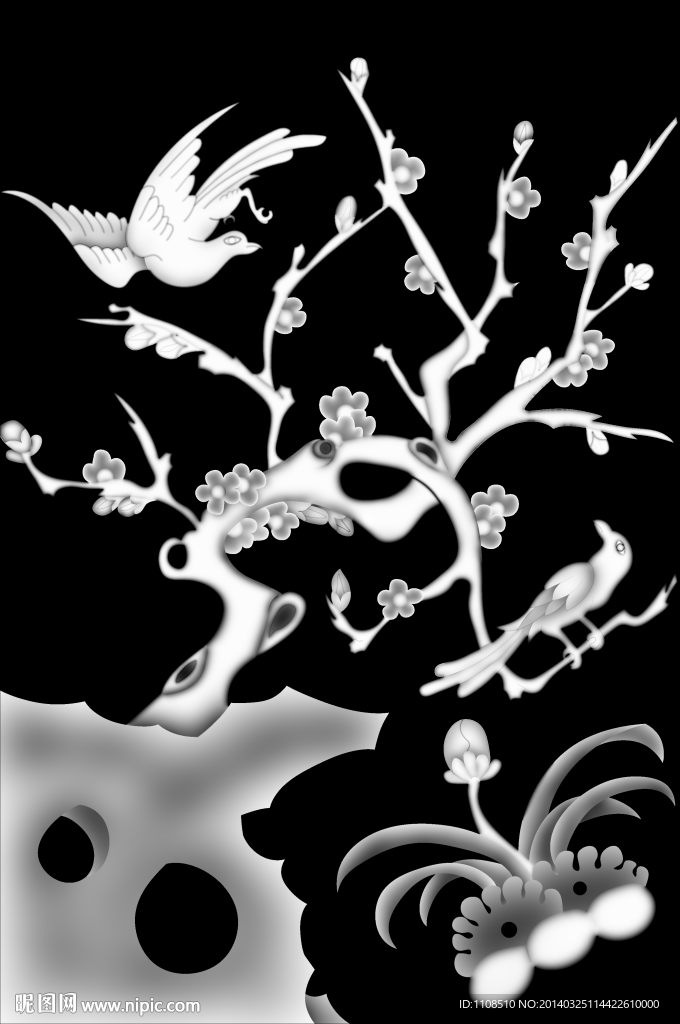 浮雕灰度图