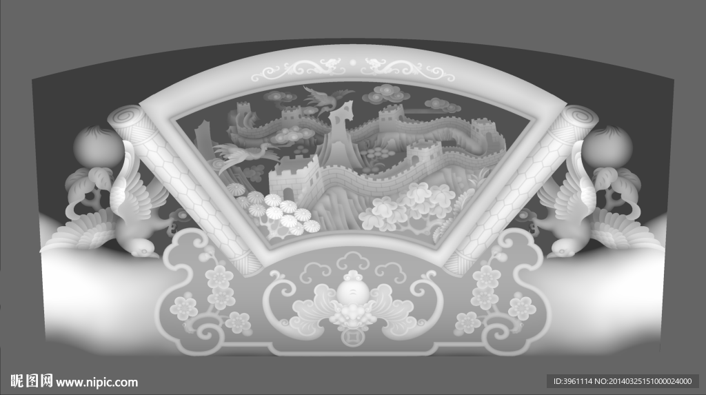 浮雕灰度图